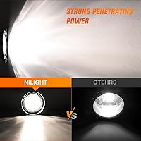 Vista 48 de Nilight Conjunto de luces antiniebla compatible con Ford Focus SVT 2002 2003 2004 2005 2006 Ford Focus SVT 2005-2007 Ford Escape 2003-2004 Ford
