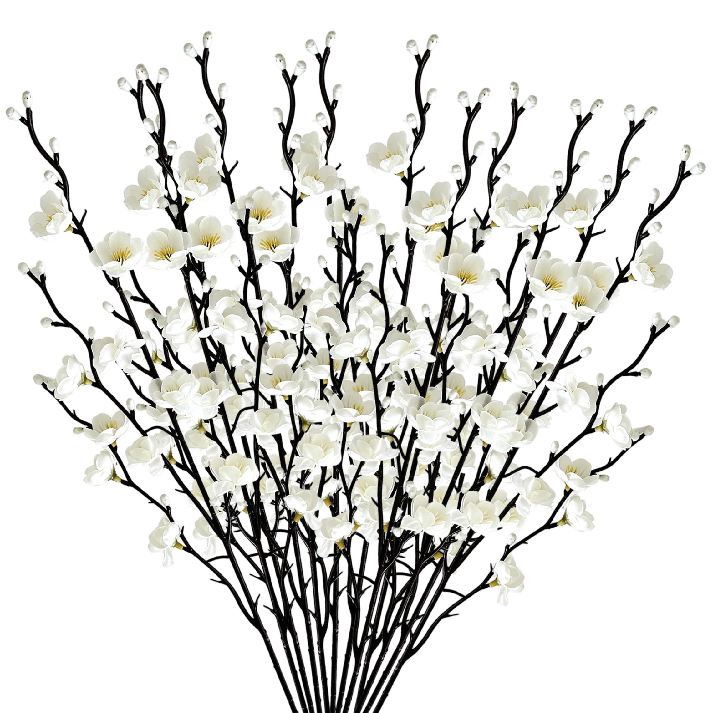 Fleurs de prunier artificielles pour un salon zen et printanier