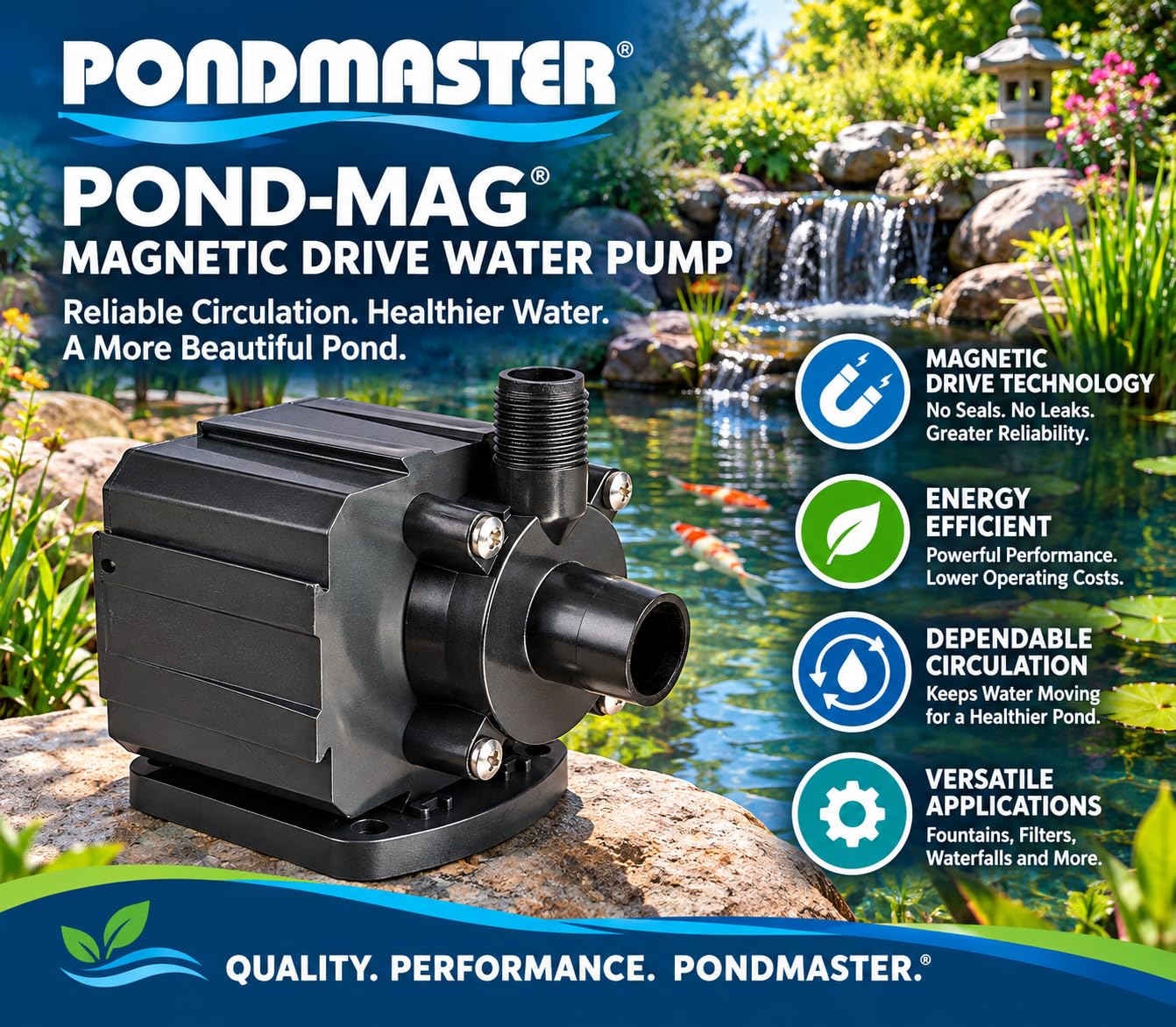 Amazon.com : Danner Manufacturing, Inc., Pondmaster Pond-Mag, 250