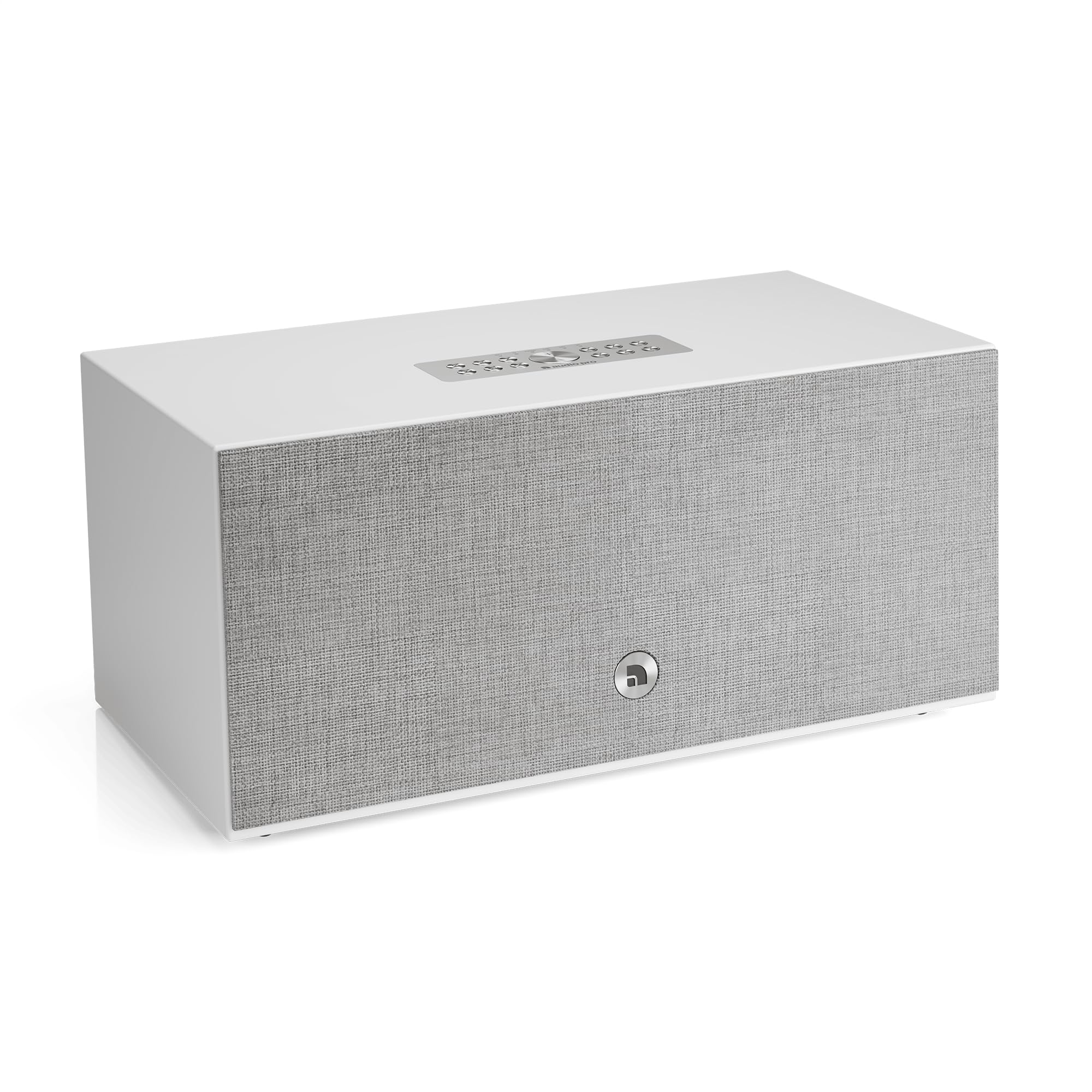 Audio Pro Enceinte stéréo multiroom sans fil C20W 190W Class-D, HDMI ARC, AirPlay 2, Google Cast, Bluetooth 5.0, entrée phono, sortie caisson de basses (blanc)