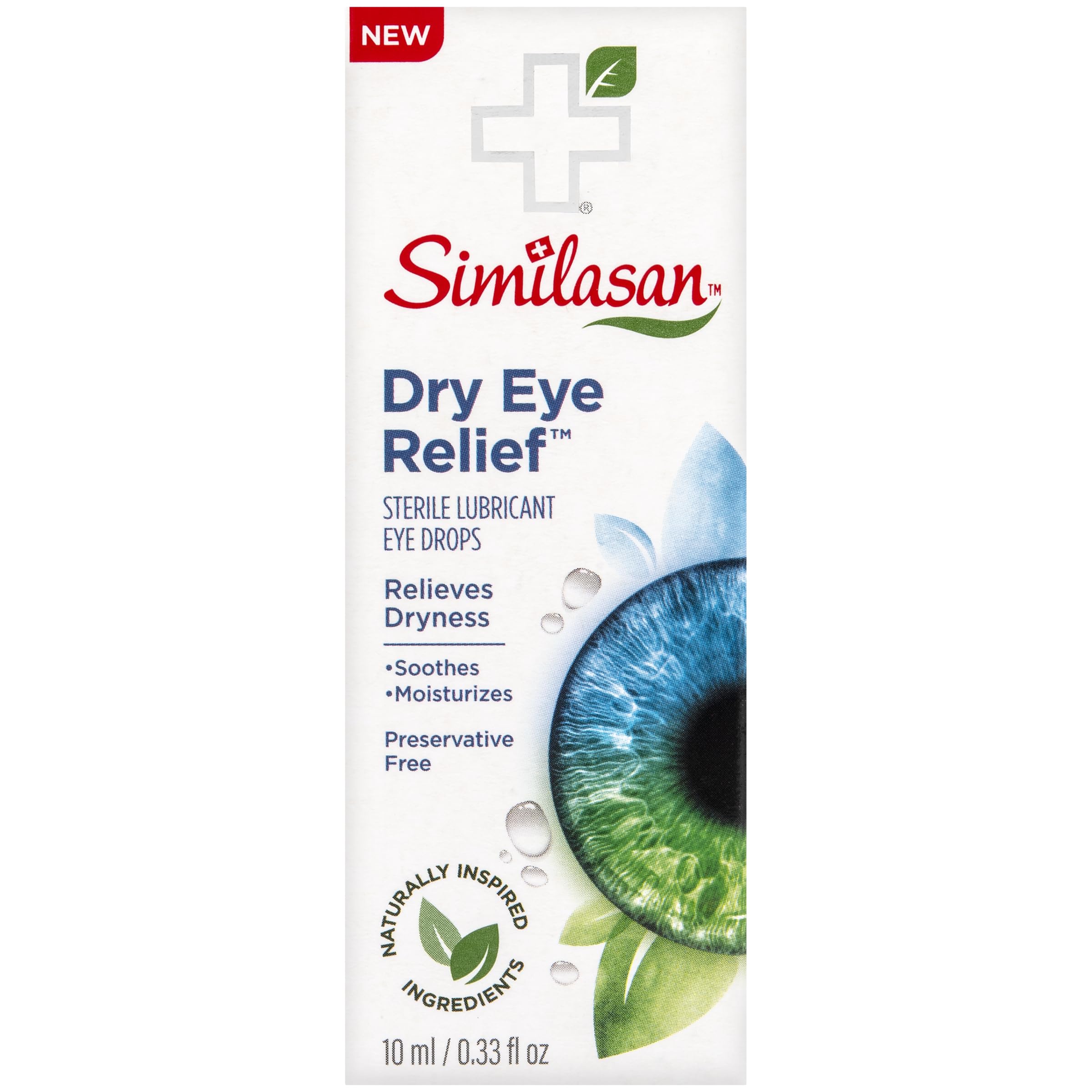 Similasan Dry Eye Relief Drops, Instant and Lasting Relief, Naturally Inspired Ingredients for Dry, Irritated Eyes, with Hyaluronate, Preservative-Free, pH Balanced, Gentle for Sensitive Eyes, 10ml — Amazon image 2