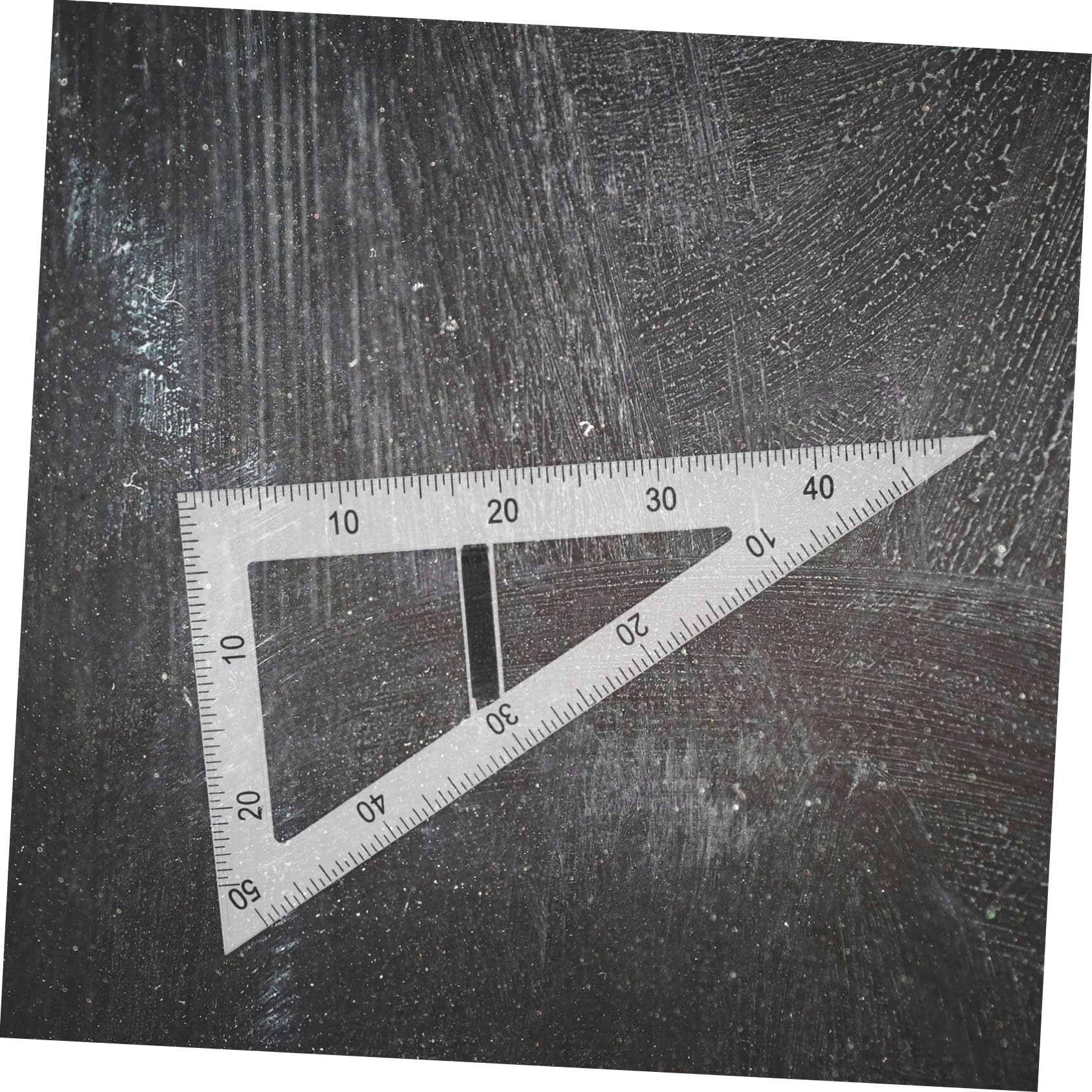 Goniometro Magnetico Triangolare in Abs, Righello Didattico per Matematica e Fisica, Adatto a Superfici Magnetiche e Facile Osservazione