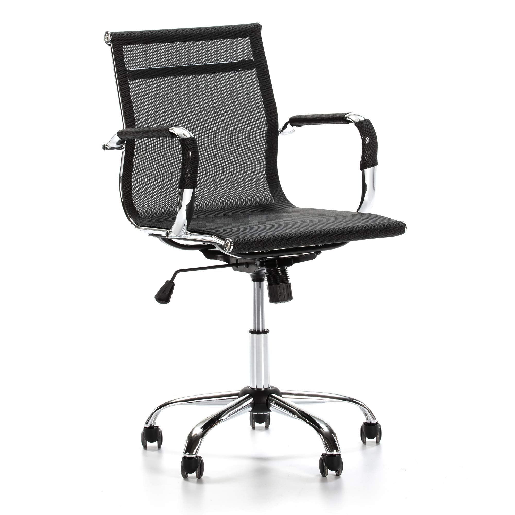 VS Venta-stock Sillón de Oficina Oxford reclinable, Tejido Transpirable, Silla ejecutiva con reposabrazos, Altura Ajustable