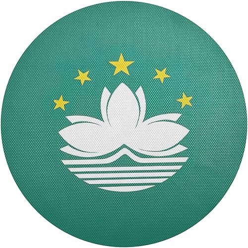 Miniatura 20 de Chile Flag Round Placemats Dining Table Mats Decorative Table Mats for Kitchen Dining Table Decoration, Set of 6 Bandera de Chile,Bandera de