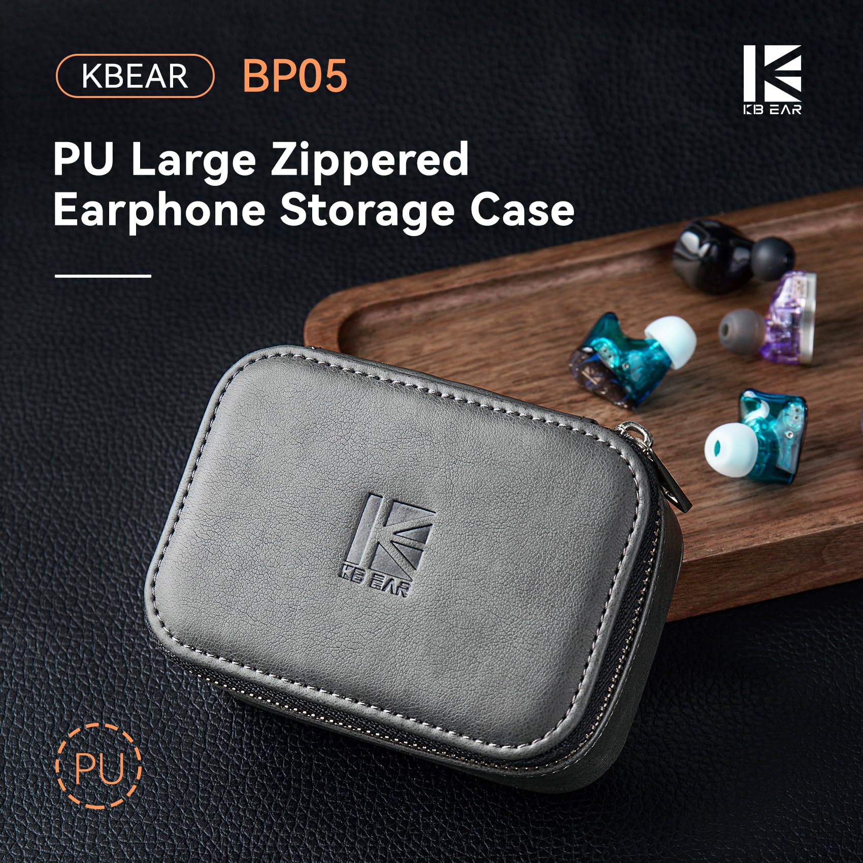 Amazon.com: KBEAR BP05 IEM Case for in-Ear Monitors, KZ ZS10 PRO