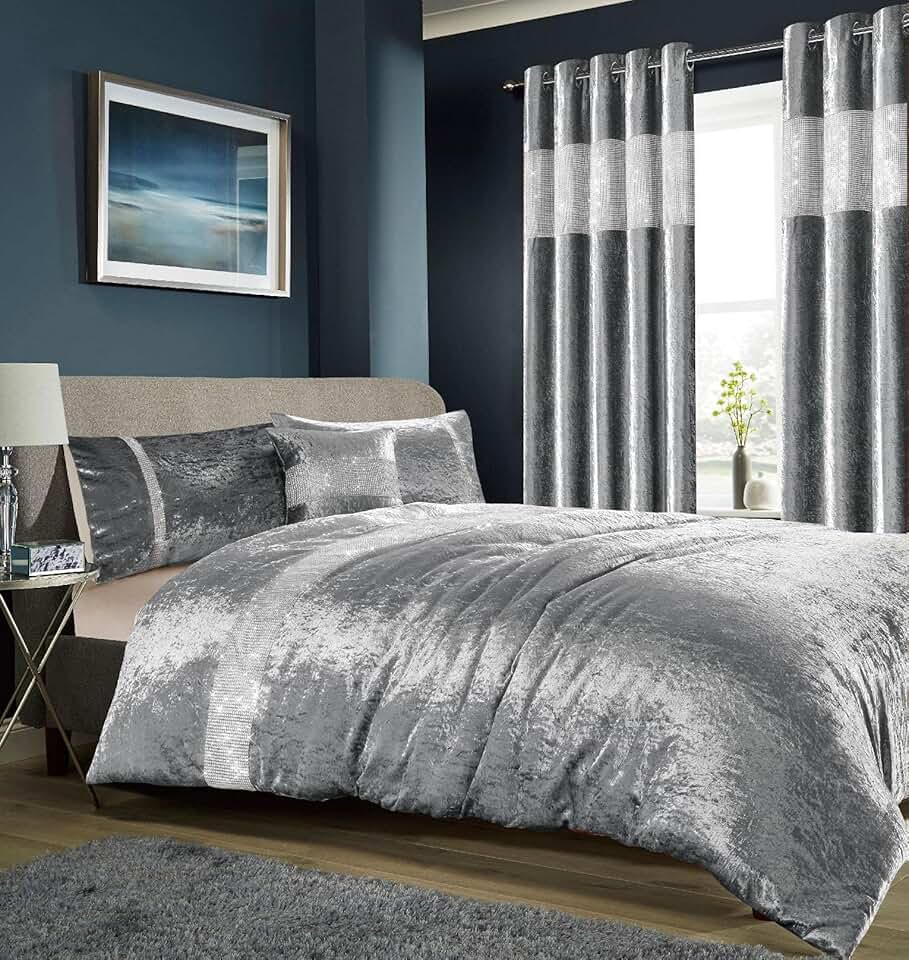 Amazon.co.uk crushed velvet bedding