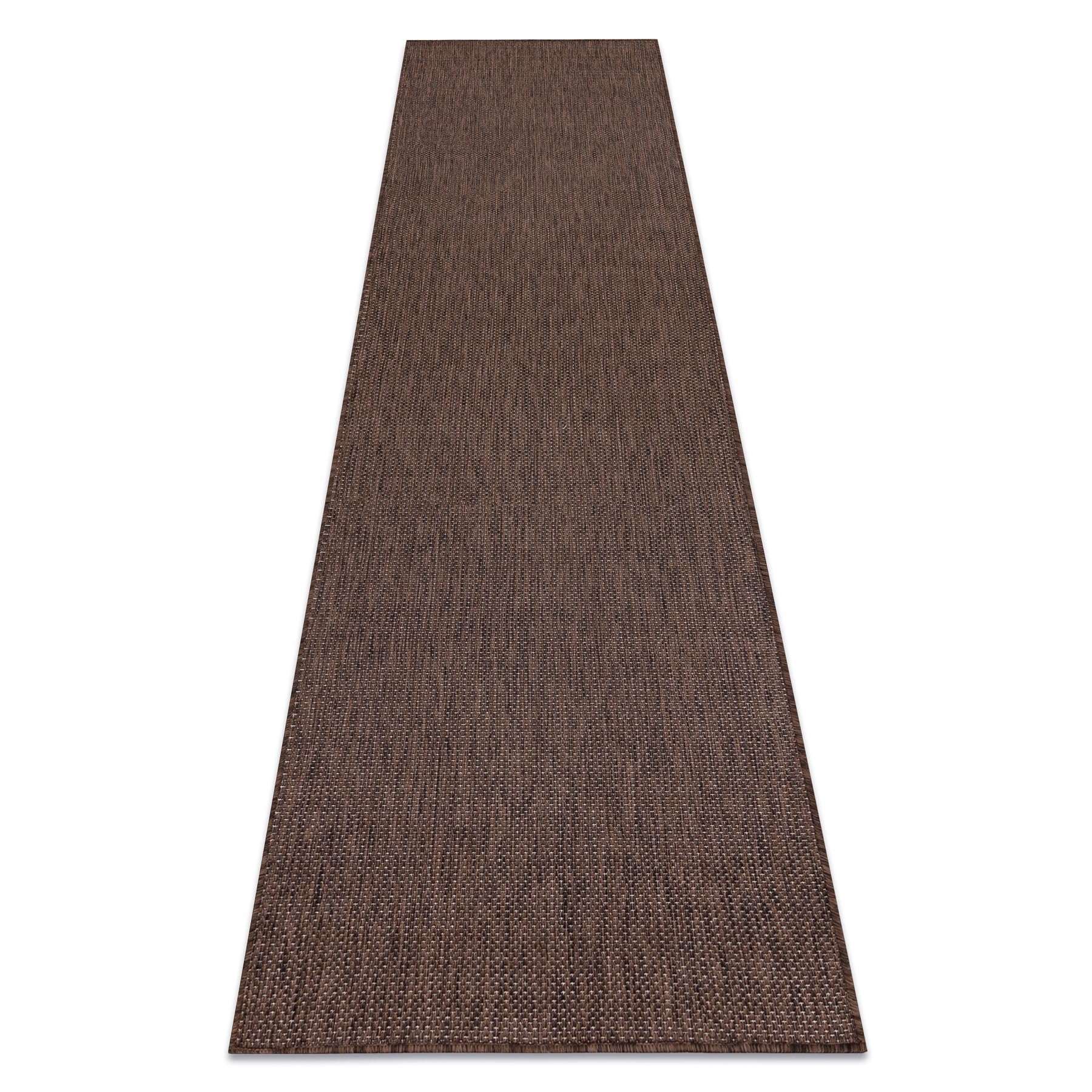 Tapis SION effet sisal intérieur extérieur rugsx grand passage couloir marron