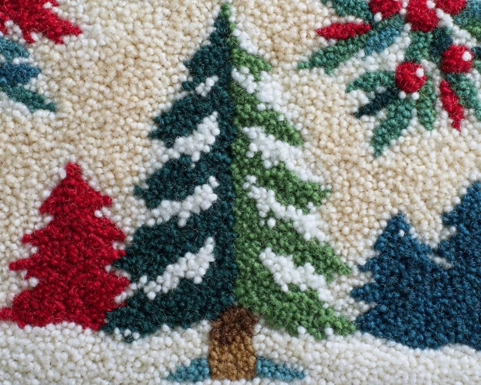 Wallphantom Latch Hook Rug Kits for Adults Beginners,Snowscape Tree