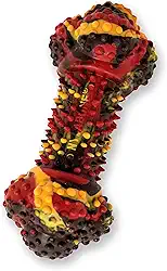 Nylabone Brinquedo de mastigar forte Flavor Frenzy Brinquedo para cães bacon e cheeseburger pequeno/regular (1 unidade)