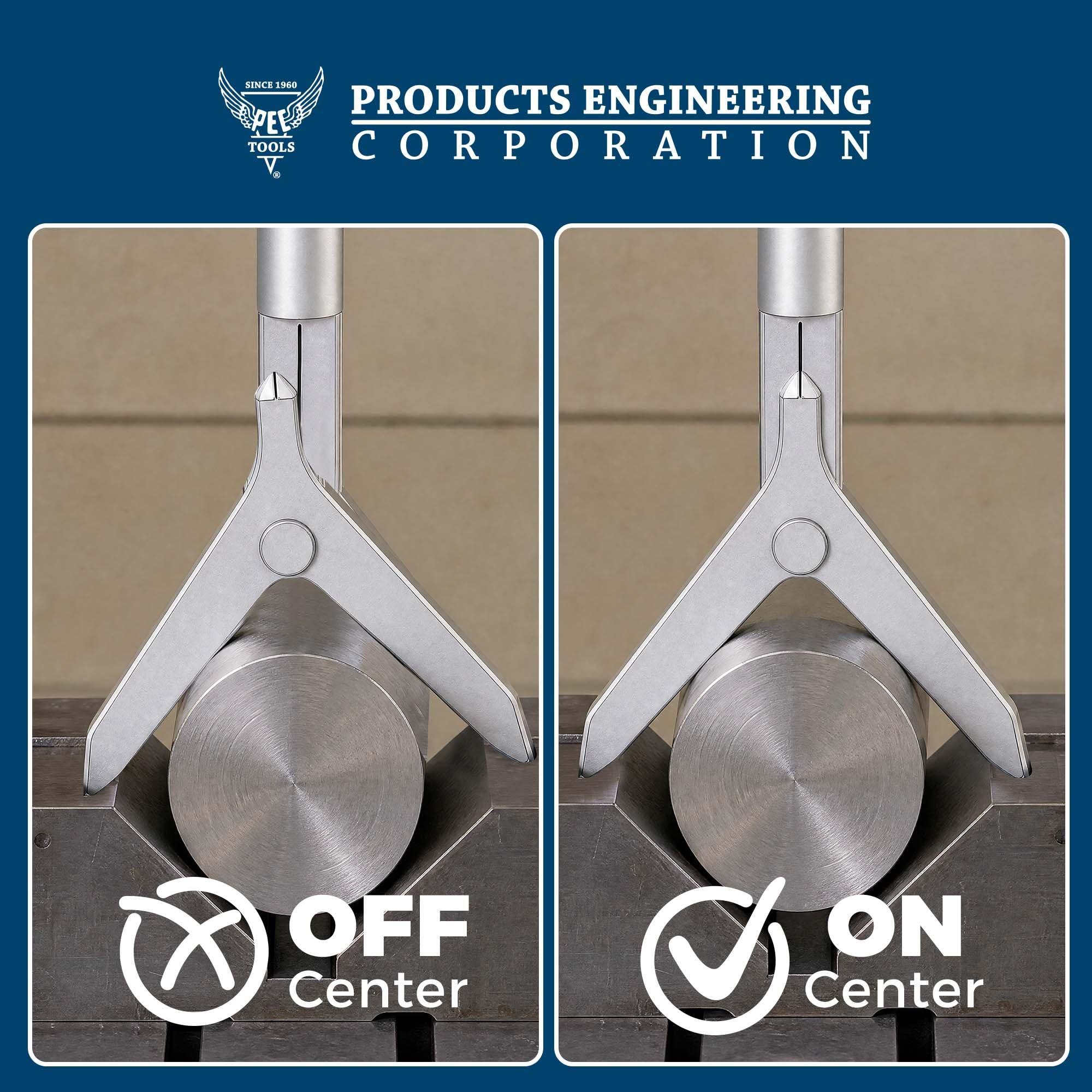 PEC Tools Round Bar Center Finder, MADE IN USA — Amazon image 3