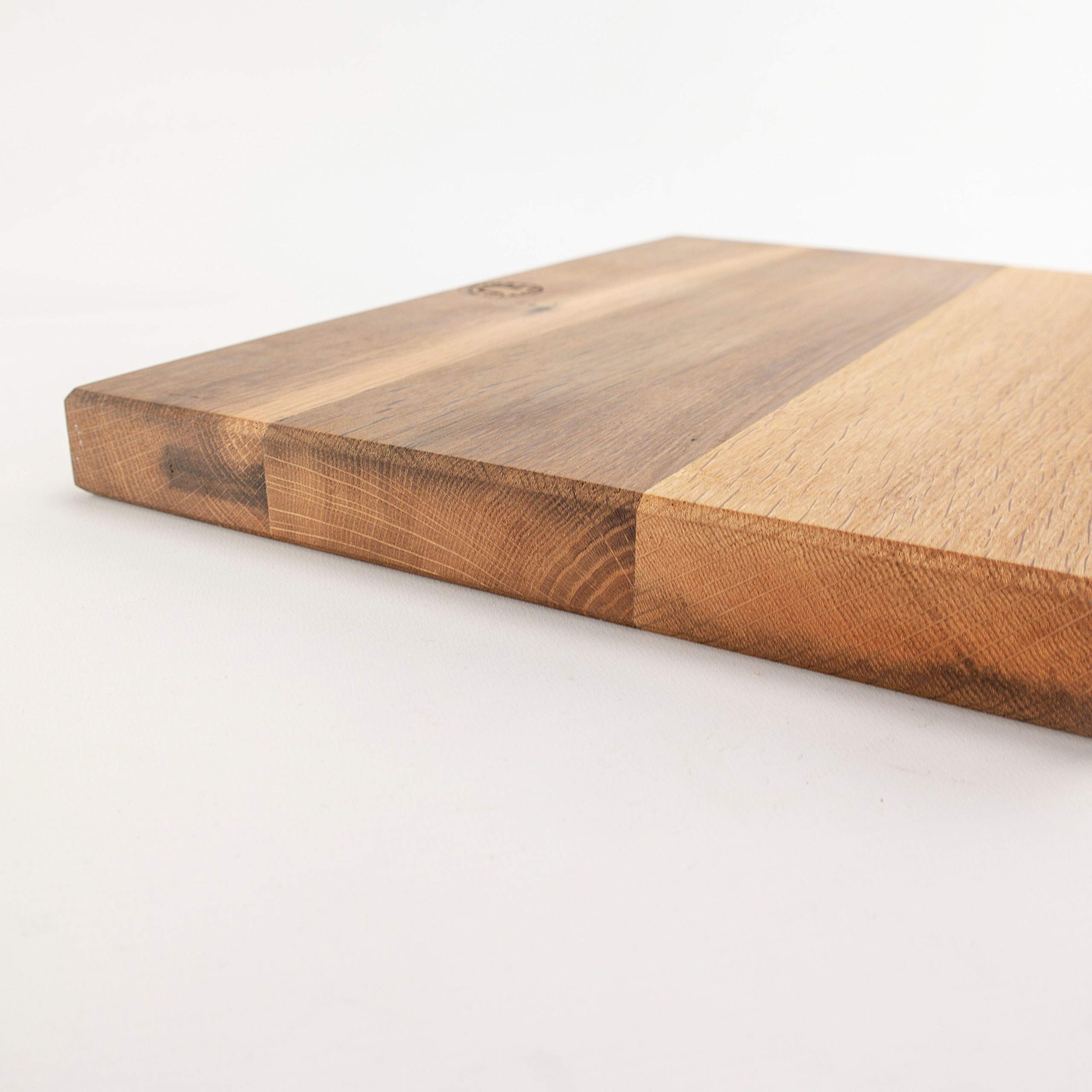 Kai/Palatina Werkstatt Shun TDM-1702 - Set regalo natalizio in edizione limitata con tagliere in legno fatto a mano, 40x30 cm