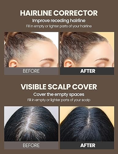 Miniatura 6 de MODAMODA Pro-Change Hair Cover Stick  Edición de dispensación suave 100HR color de cabello temporal  Barra de polvo portátil para cabello gris y