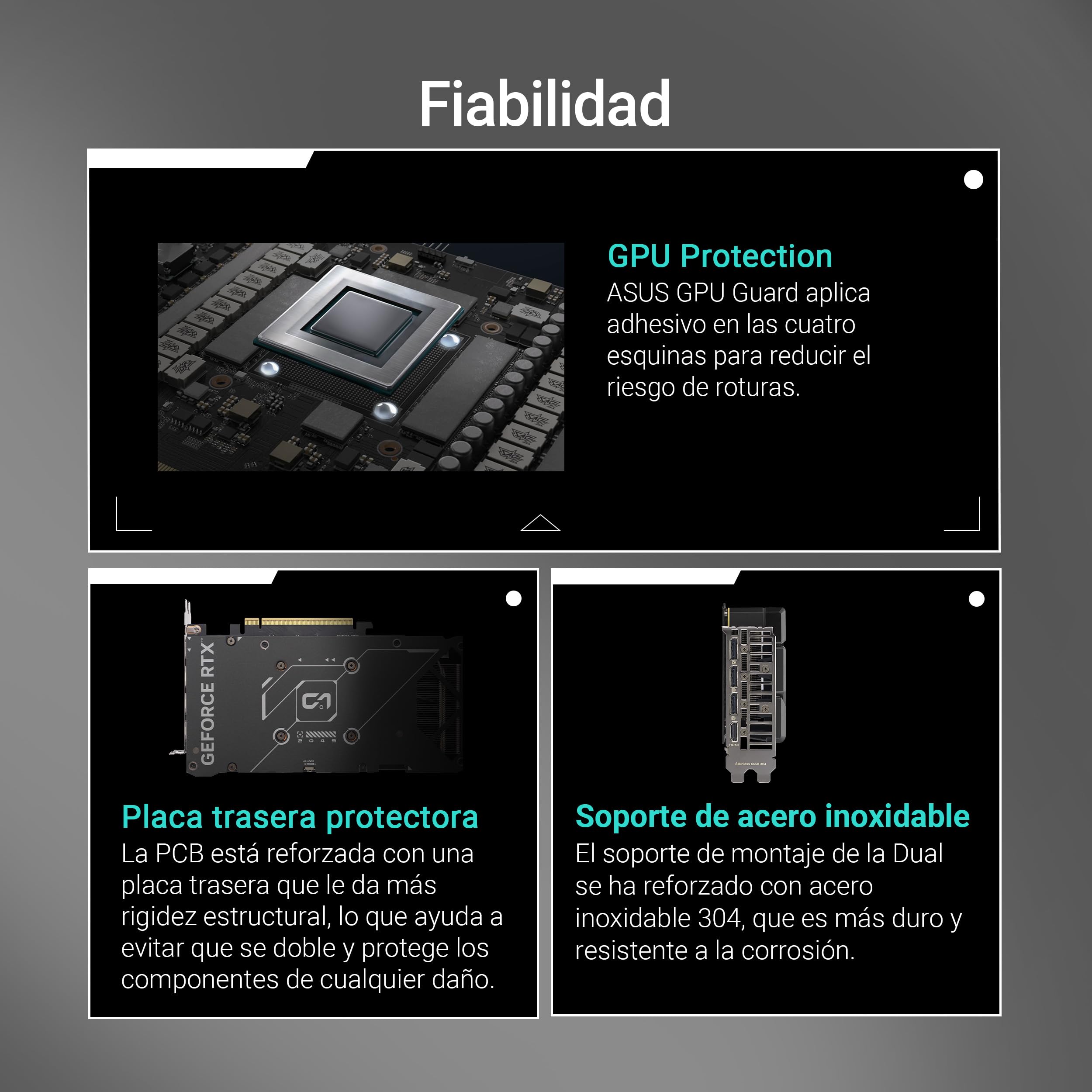 ASUS Dual GeForce RTX 5060 Ti 16GB GDDR7 OC Edition (PCIe 5.0, 16GB GDDR7, DLSS 4, HDMI 2.1b, DisplayPort 2.1b, diseño de 2.5 Ranuras, diseño de Ventilador Axial-Tech, tecnología 0dB)