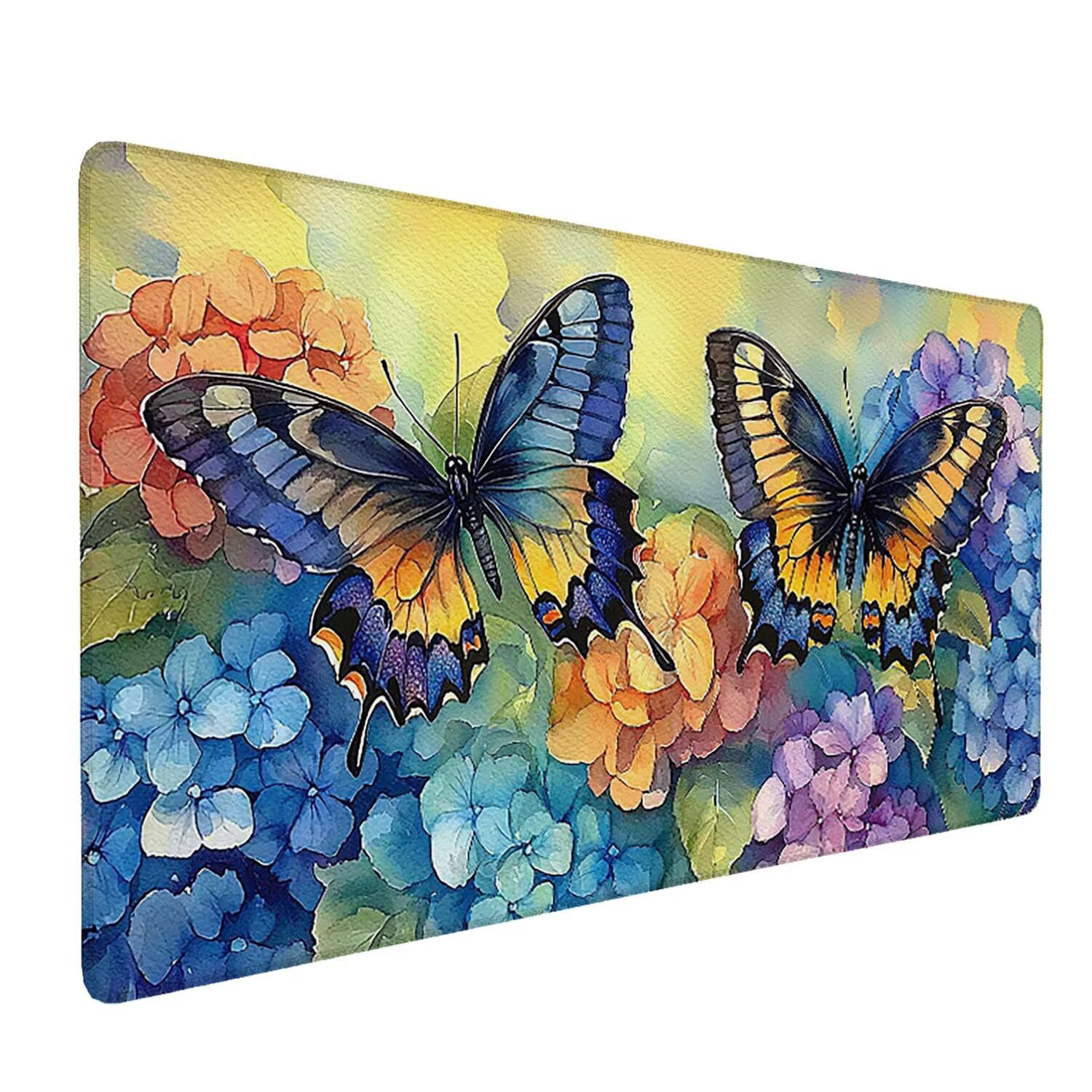 Podkładka pod mysz do gier, 1600 x 800 mm, XXL, duża gamingowa podkładka pod mysz, wodoodporna podkładka pod mysz, podkładka na biurko z przeszytymi krawędziami, mata na biurko z gumową podstawą