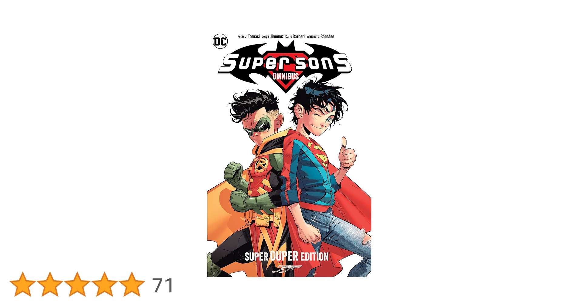 アメコミSuperSons Omnibus SuperDuperEdition Super Sons Omnibus Super Duper Edition : Tomasi, Peter J