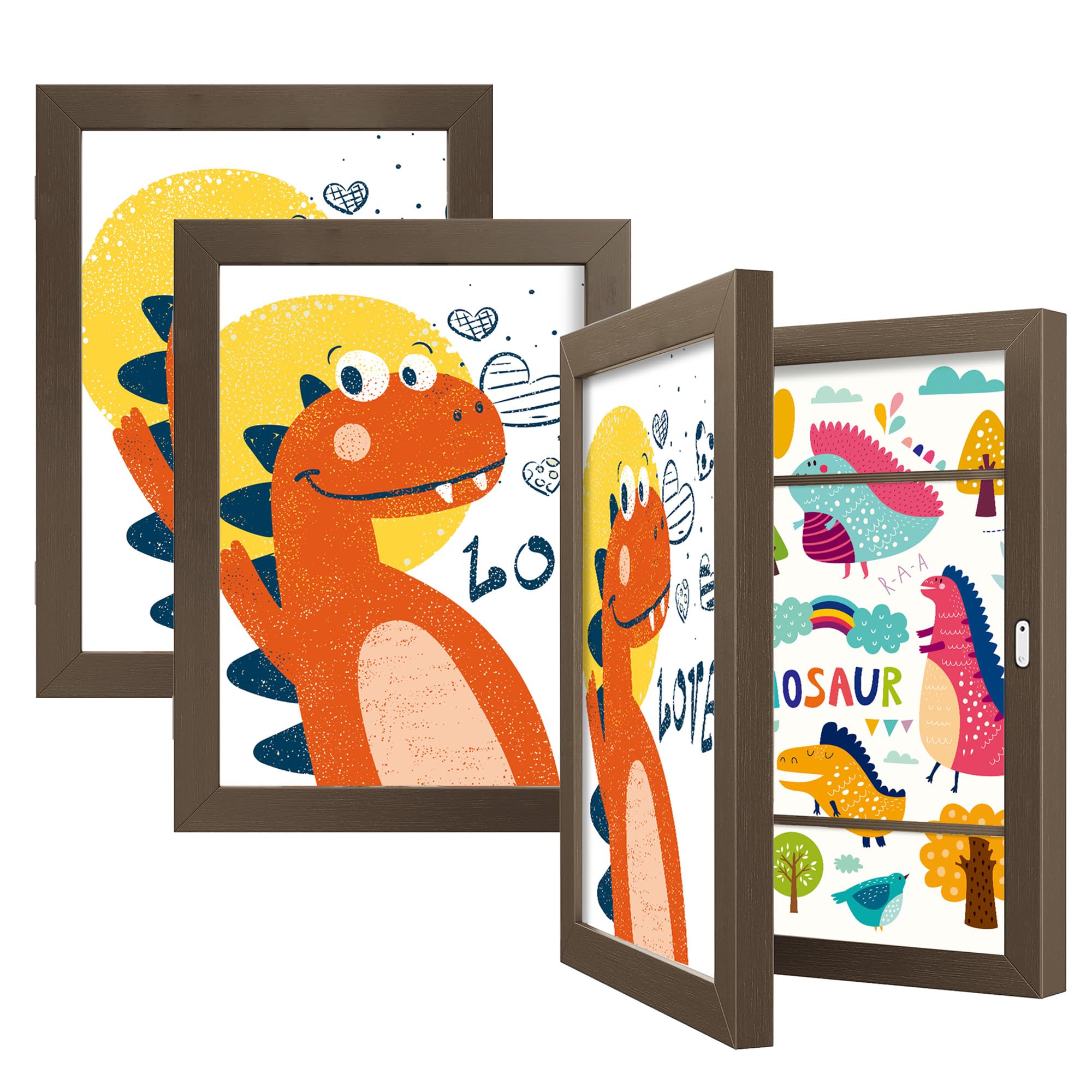 BAIJIALI Brown Art Frames