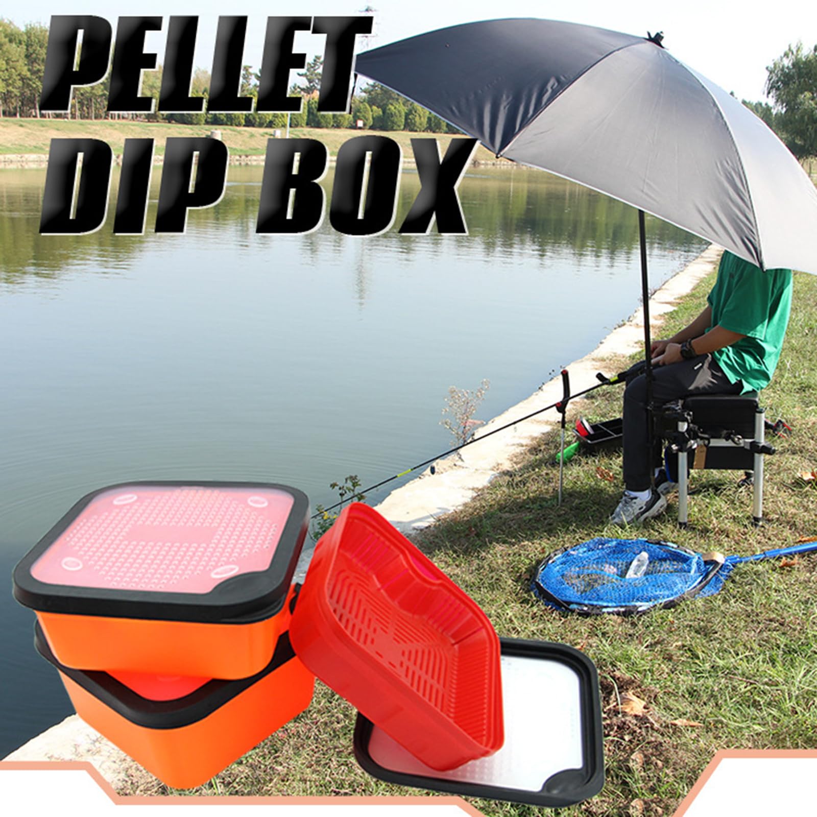 Shurhome Professional Parasites Storage Box Baits Preservations Box With Breathable Chamber For Prolonged Parasites