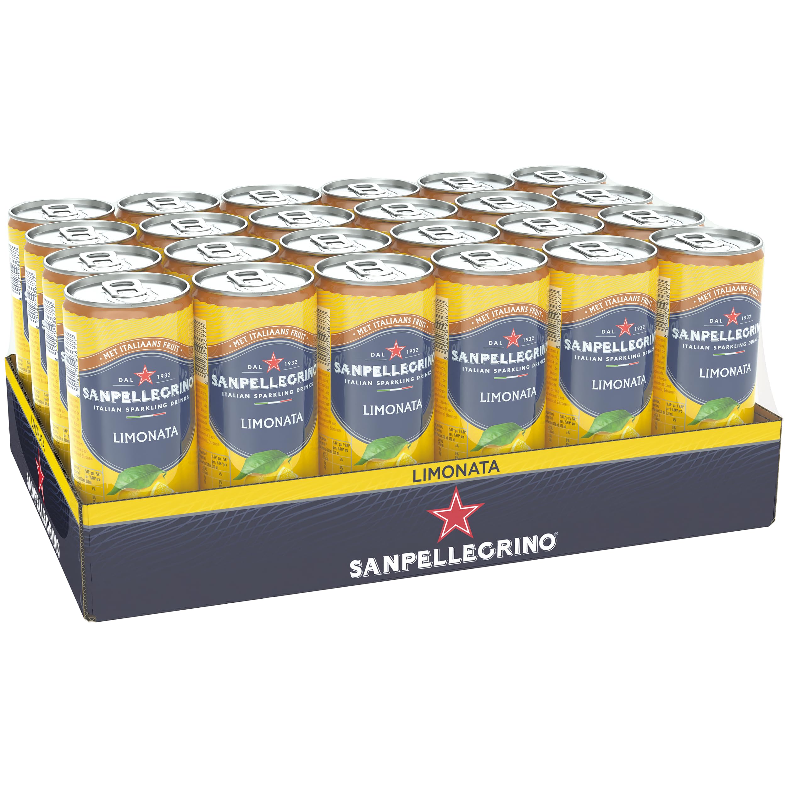 SANPELLEGRINO boisson gazeuse aromatisée Limonata 24 x 33cl