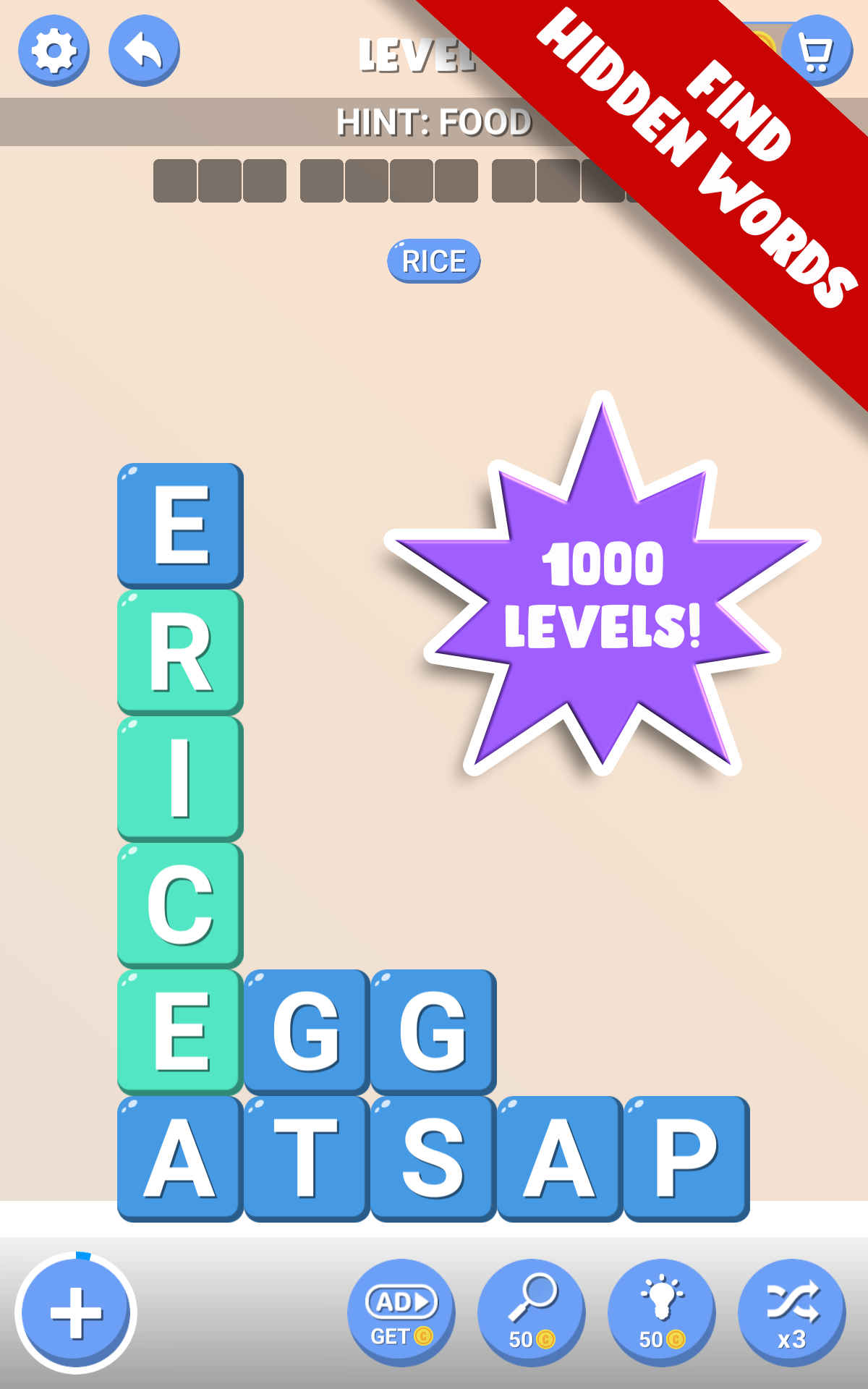 Word Blocks : Free Word Puzzle Games For Adults & Kids:Amazon.ca:Appstore  for Android