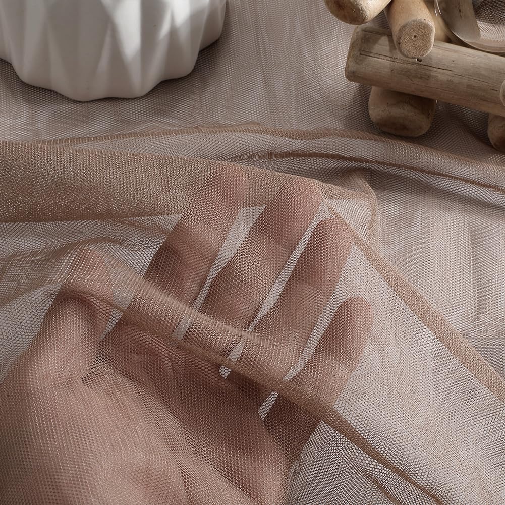 Tessuto A Rete In Poliestere Bianco 1x1,6m – Tulle Traspirante Per Abiti E Fai Da Te