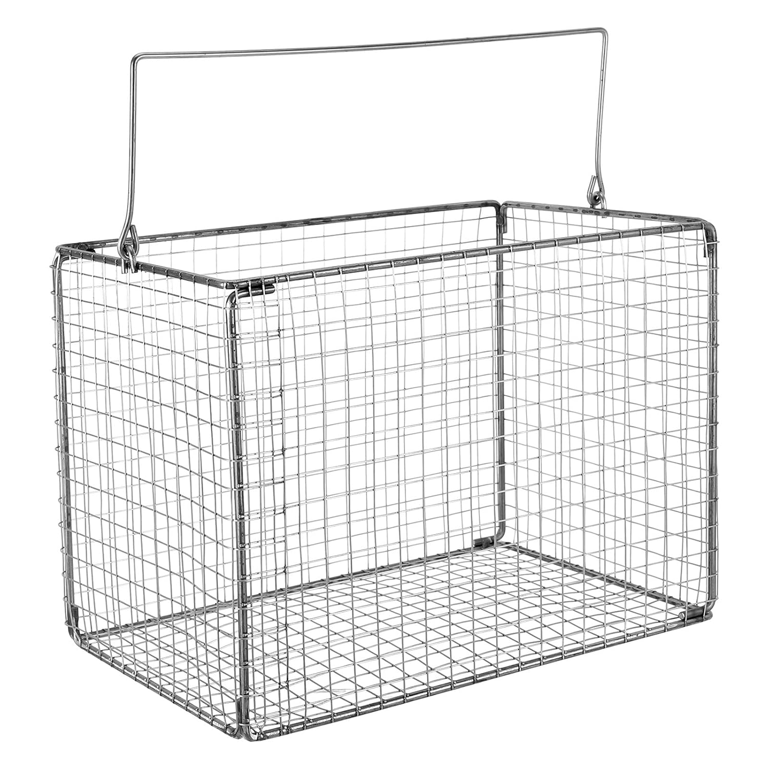 Ultrasonic Cleaners Parts: 10.6" X 7.9" X 7.1" Stainless Steel Cleaning Basket - Wire Mesh Washer Basket for Laboratory Hardware Tools and Jewelry Organization