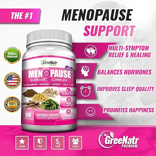 Miniatura 3 de Soluciones óptimas de bienestar apoyo a base de hierbas para la menopausia y ginseng + ginkgo biloba energía y refuerzo de enfoque cerebral para