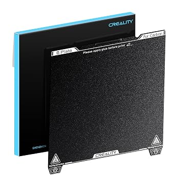 Creality K1C Frosted Build Plate PEI Sheet with Wipe Nozzle 235x235mm Flexible Print Platform for K1C / Ender 3S1/3 S1 Pro/3 Neo/3 V2 Neo/5 S1/3V3 SE/K1/KE - Without Magnetic Base