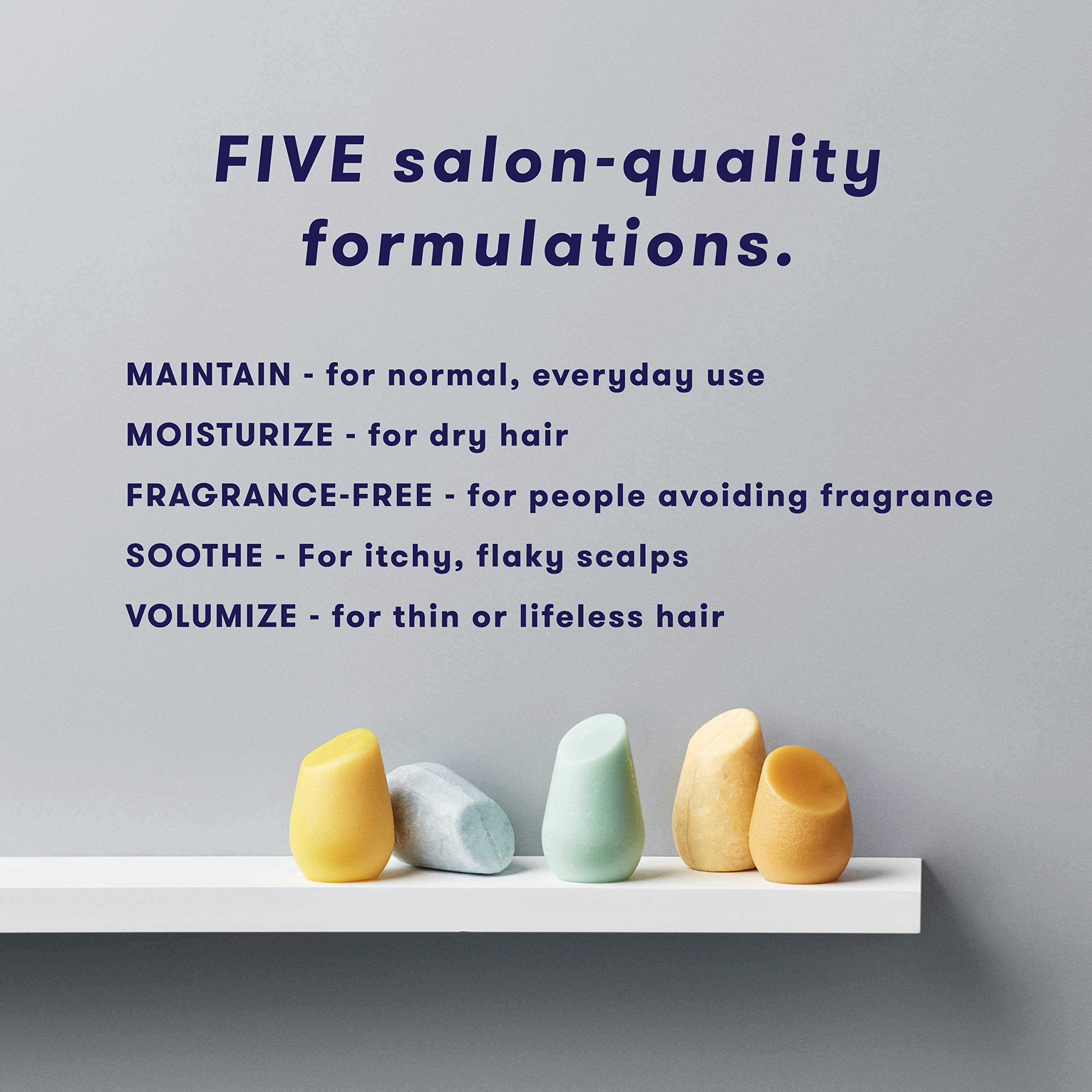 HiBAR Volumize Bar Shampoo and Conditioner, For Thin Hair, SulfateFree, Vegan Products, Zero