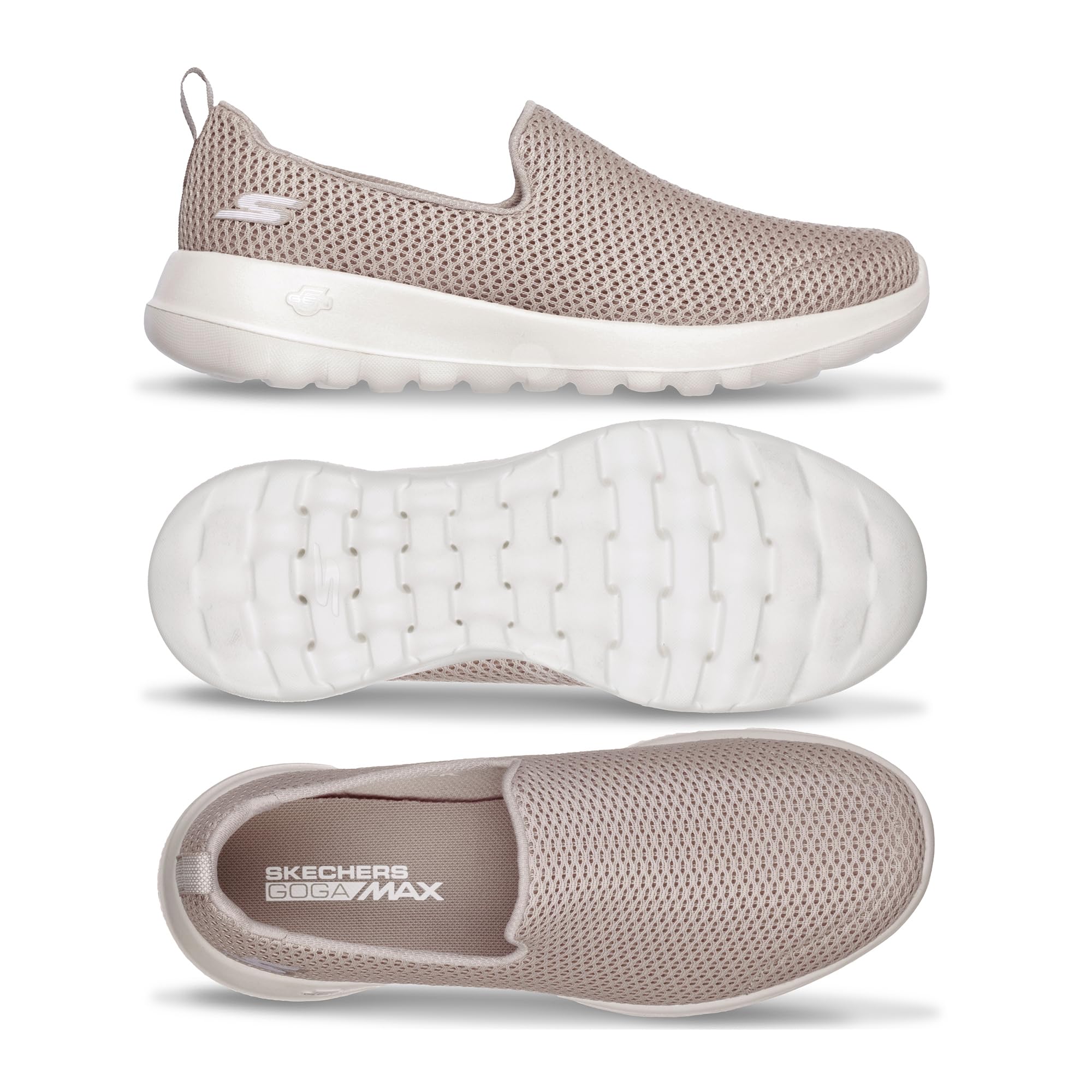 Skechers Women's Go Walk Joy Sneaker – 5GEN Cushioning, Air-Cooled GOGA Mat, Breathable Mesh Upper