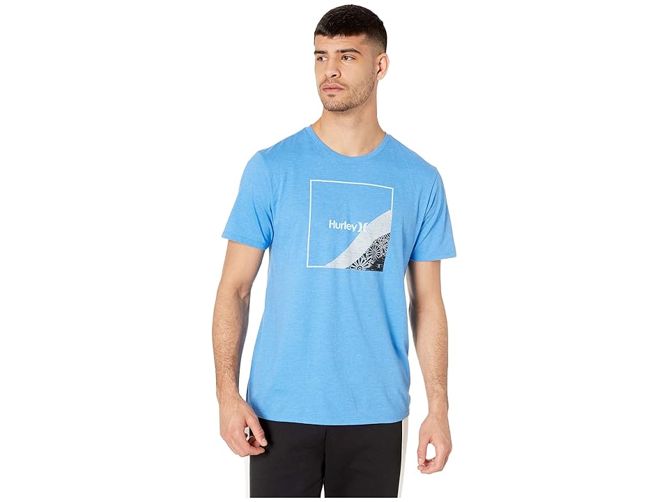 

Hurley Premium Fader Tee (Light Photo Blue Heather) Men's Swimwear