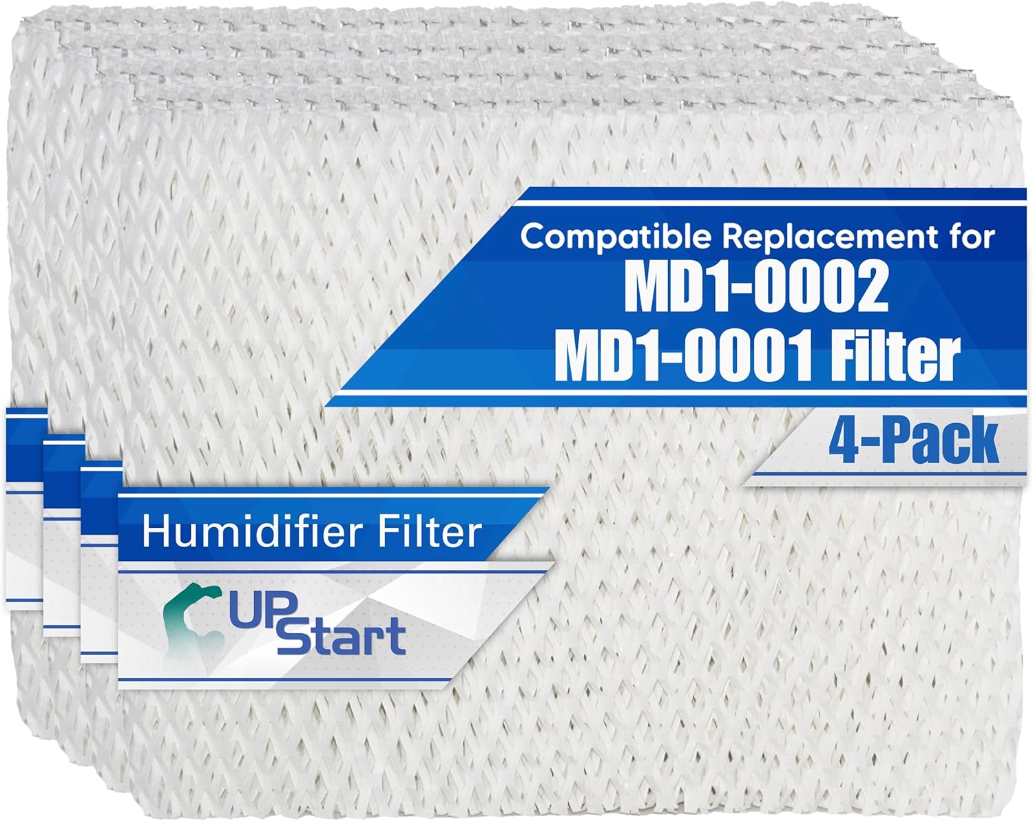 4-Pack Filter for Vornado MD1-0002 Replacement Humidifier Wick - Compatible with Vornado Humidifier Filters MD1-0001 MD1 0002 MD1 0001 MD10002 MD10001 Evap3 Evap2 432 HU1-0021 Evap1 Model 30 40