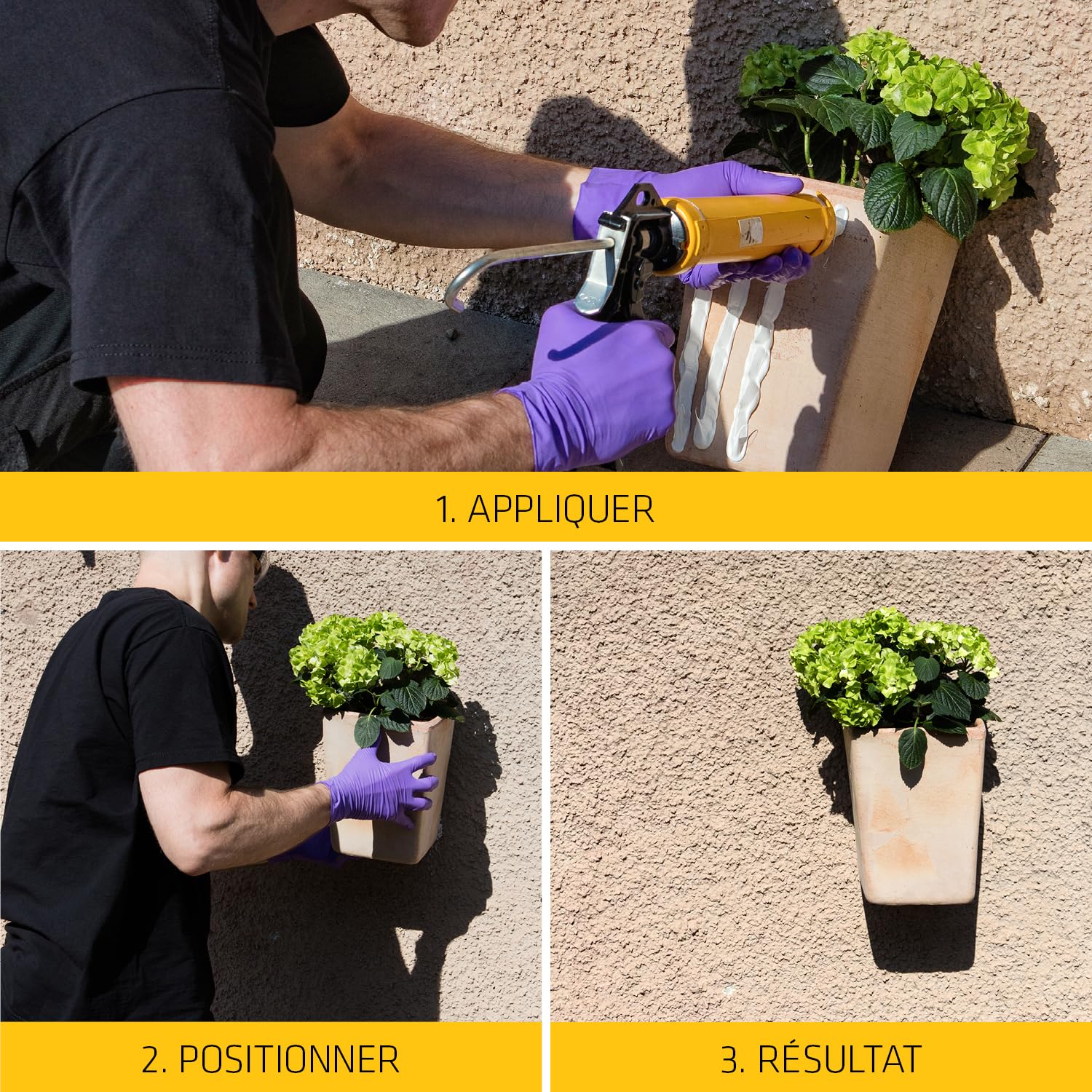 SIKA - Colle puissante - Sikaflex-119 High Tack - Blanc - Carton 12x300ml | Collage d’objets lourds - Intérieur et extérieur - Maintien immédiat élevé - Séchage rapide