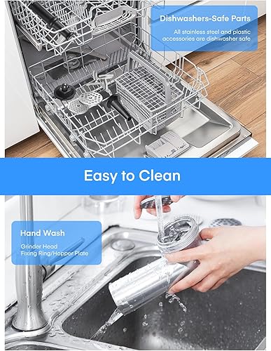 Miniatura 5 de Picadora de carne resistente, 3000 W máximo ultra potente, 5 en 1 HOUSNAT Multifunción, trituradora de carne eléctrica, relleno de salchichas,