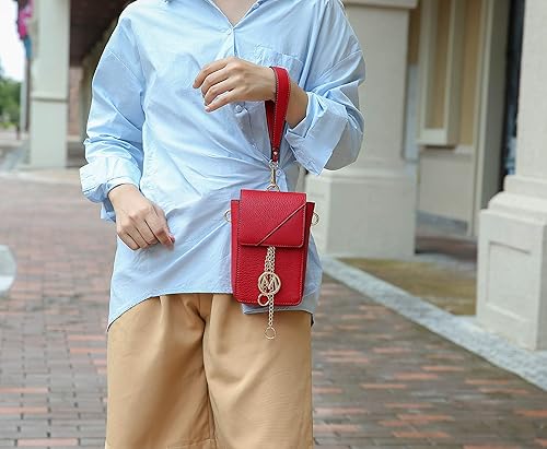 Miniatura 3 de MKF - Bolso pequeño cruzado para teléfono celular para mujer ranuras para tarjetas bolsa de cuero sintético para teléfono celular funda de moda con