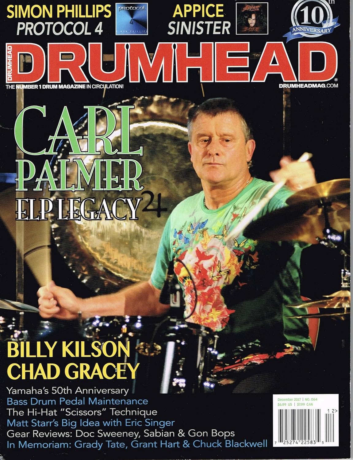 Drumhead ( The Number 1 Drum Magazine In circulation ! December 2017 Musical