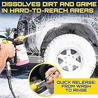 Vista 3 de Foam King Foam Cannon for Pressure Washer, Car Wash Soap Sprayer with 1/4" Quick Connector, Wide-Neck Bottle, Adjustable Snow Foam Blaster for Auto