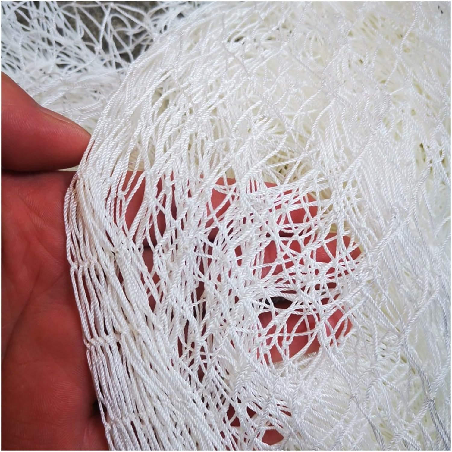 White Nylon Netting,Solid Nylon Fishing Net Mesh Anti Bird Netting Garden Net and Crops Protective Mesh
