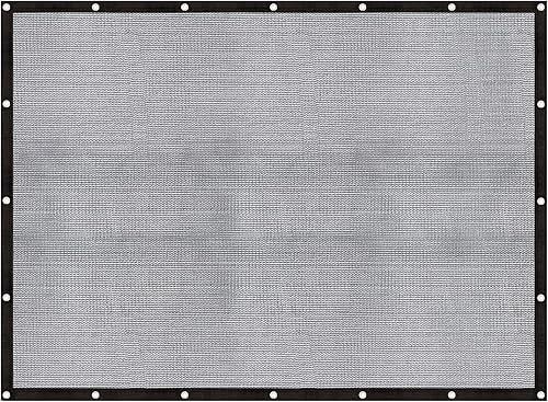 Miniatura 9 de Cool Area 60-70% paño de sombra solar, 10 pies x 20 pies, lona de malla con ojales, malla de malla para toldo, jardín, porche, invernadero,