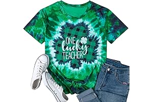 One Lucky Teacher St. Patrick's Day Shirts for Women