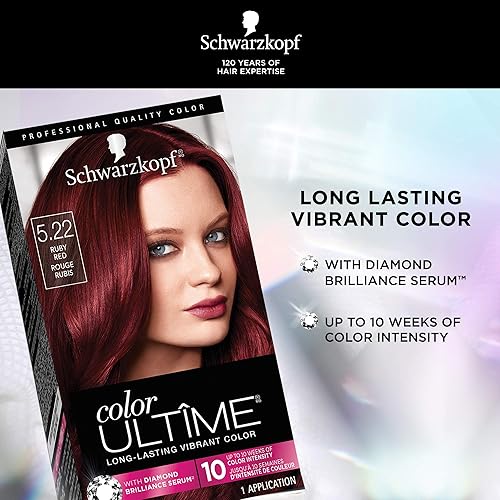 Vista 72 de Schwarzkopf Color Ultime - Crema permanente para el cabello, 5.23 fucsia carbón