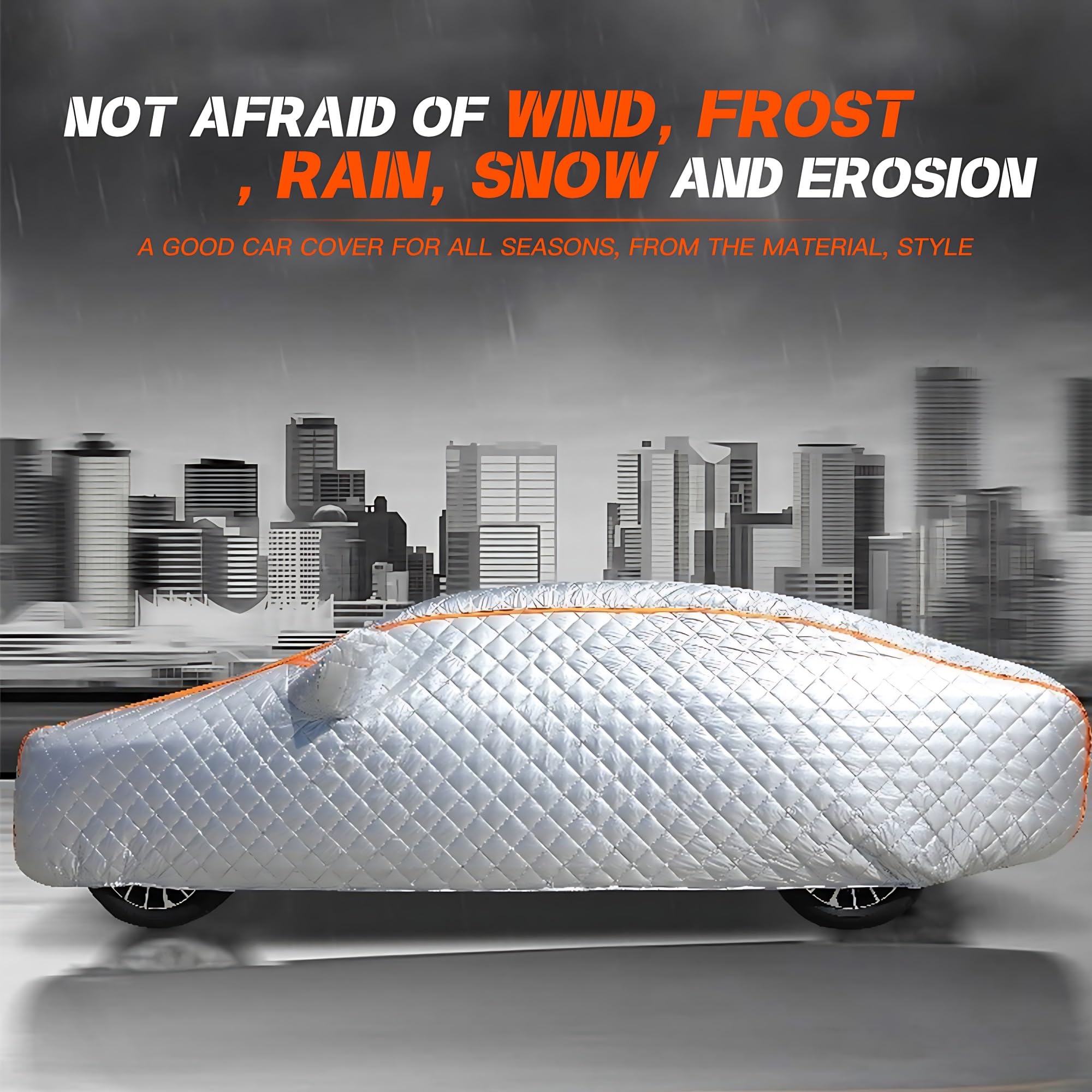 TITANIUM Outdoor Car Cover - 100% Waterproof, All-Weather Protection, Custom-Fit