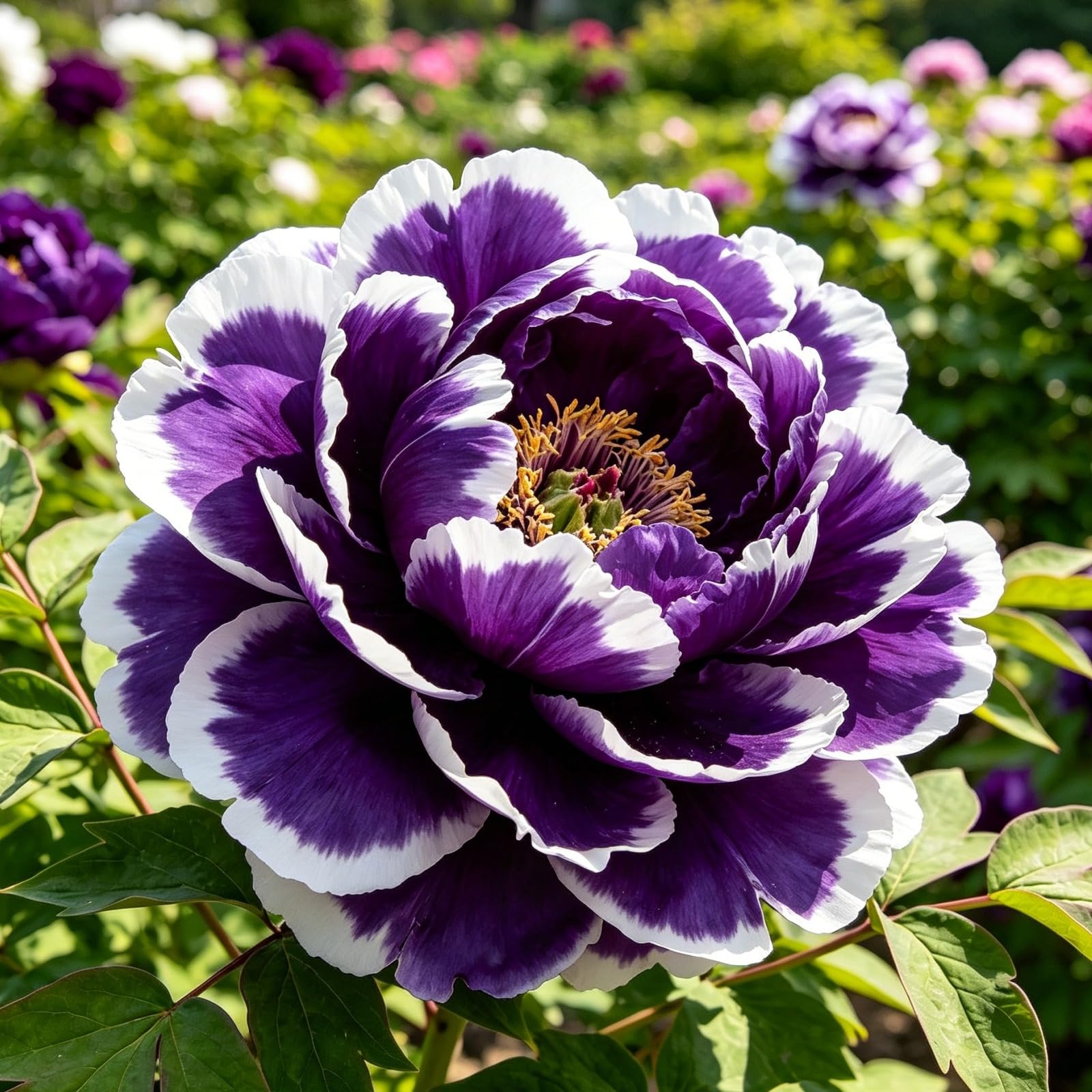 Peonia - Resistenti Perenne, Decorazione naturale per il giardino, Facile da curare, Ideale per giardini all’aperto-4Rizomi-I