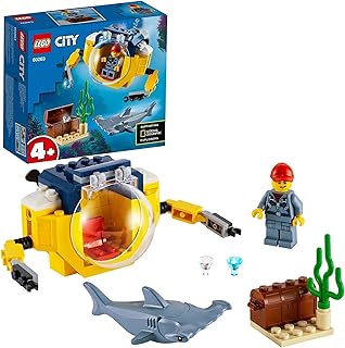 LEGO City 60263 Oceaniczna miniłódź podwodna; zabawka dla dzieci (41 elementów)