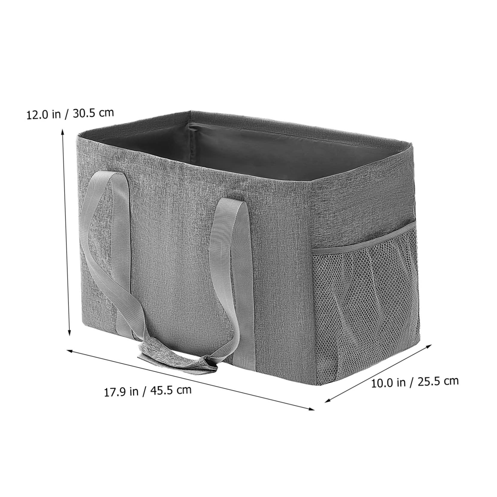 Zerodeko Faltbare Einkaufstasche 35l aus Baumwoll Canvas Wasserabweisend