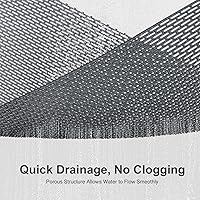 Vista 4 de Alfombrilla de ducha antideslizante: 35 x 24 pulgadas, extra grande para ducha interior, tapetes de ducha antideslizantes de PVC recortables, sin