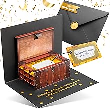 Voucher to Fill Yourself as a PopUp Treasure Chest, Voucher Card Birthday with Scratch Card, Vouchers to Fill Yourself, Voucher Cards to Fill Yourself, Birthdays, Gifts