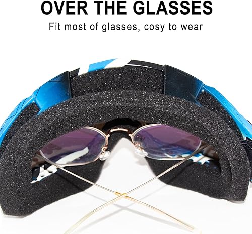 Miniatura 6 de Gafas de motocicleta Dirt Bike Gafas ATV Riding Four Wheeler Offroad Mx Racing Casco Gafas