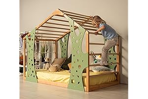 BUSYWOOD Montesorri Gym and Twin Bed