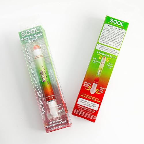 Miniatura 4 de SOOL Varitas de masaje de aromaterapia con aceite esencial, hierbas, portátiles, curativas naturales para aliviar dolores, dolores, músculos, con