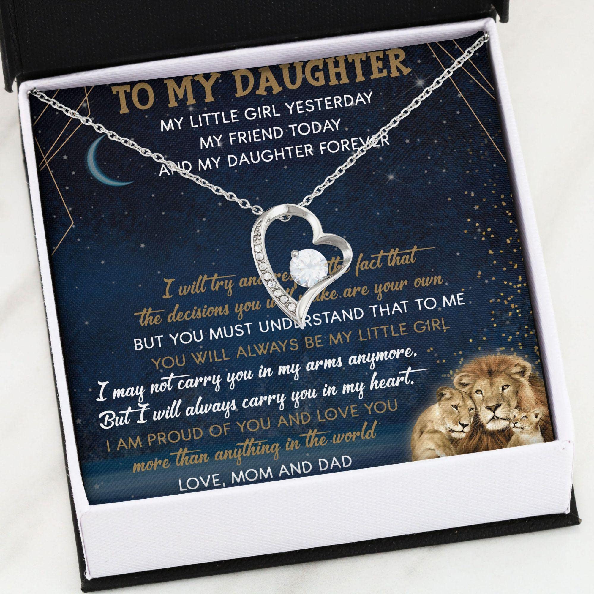 See full amazon price history chart for rakva 925 Sterling Silver Gift Daughter Necklace, Forever Love Necklace To My Daughter Necklace From Mom And Dad rakva 925 Sterling Silver Gift Daughter Necklace, Forever Love Necklace To My Daughter Necklace From Mom And Dad (B0BZMHQ66Z) Amazon Price History, Amazon Price Tracker